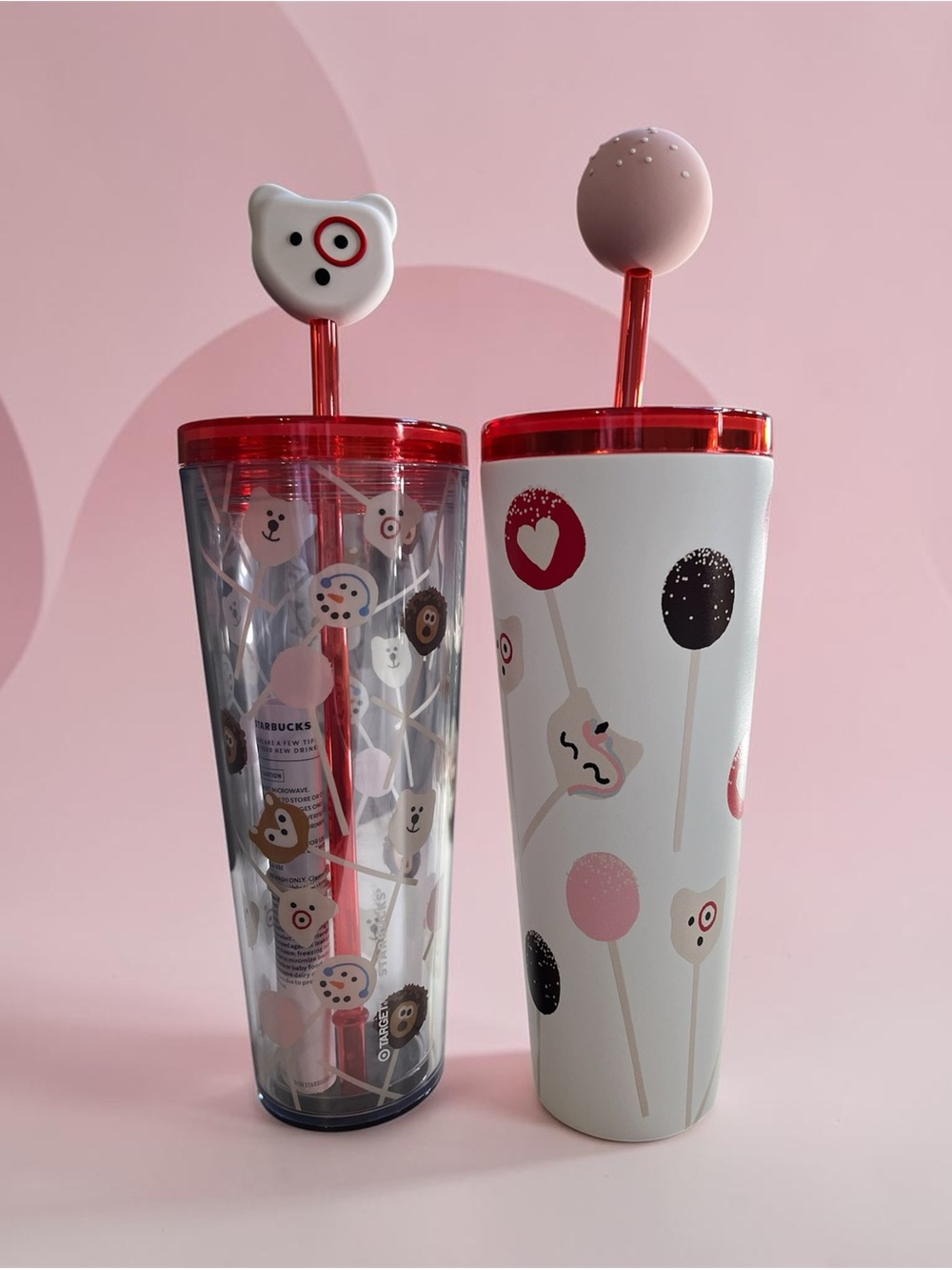 Starbucks target set of 2 cake pop cups